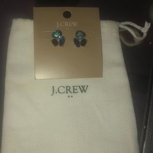 JCrew blue sapphire earrings